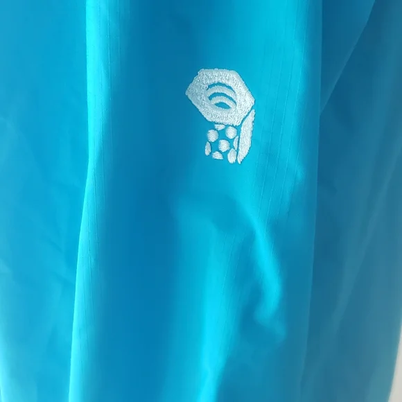 MOUNTAIN HARD WEAR Rain jacket Size L Blue - like new - Picture 4 of 9